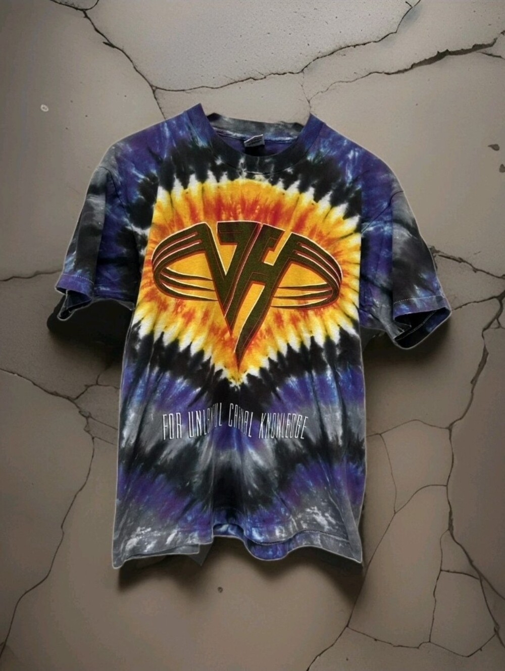 Van Halen Tie-Dye Short Sleeve Tee - Multicolor